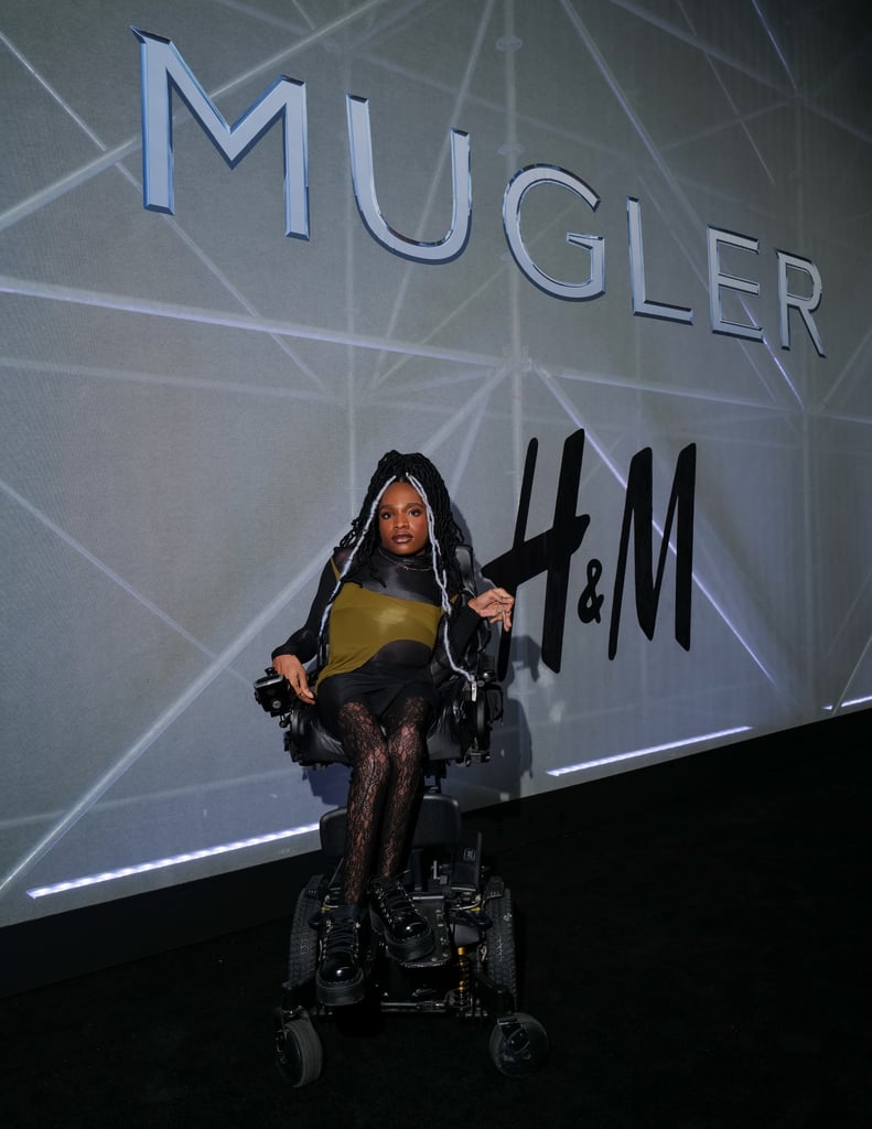 Аарон Роуз Филип на мероприятии H&M x Mugler