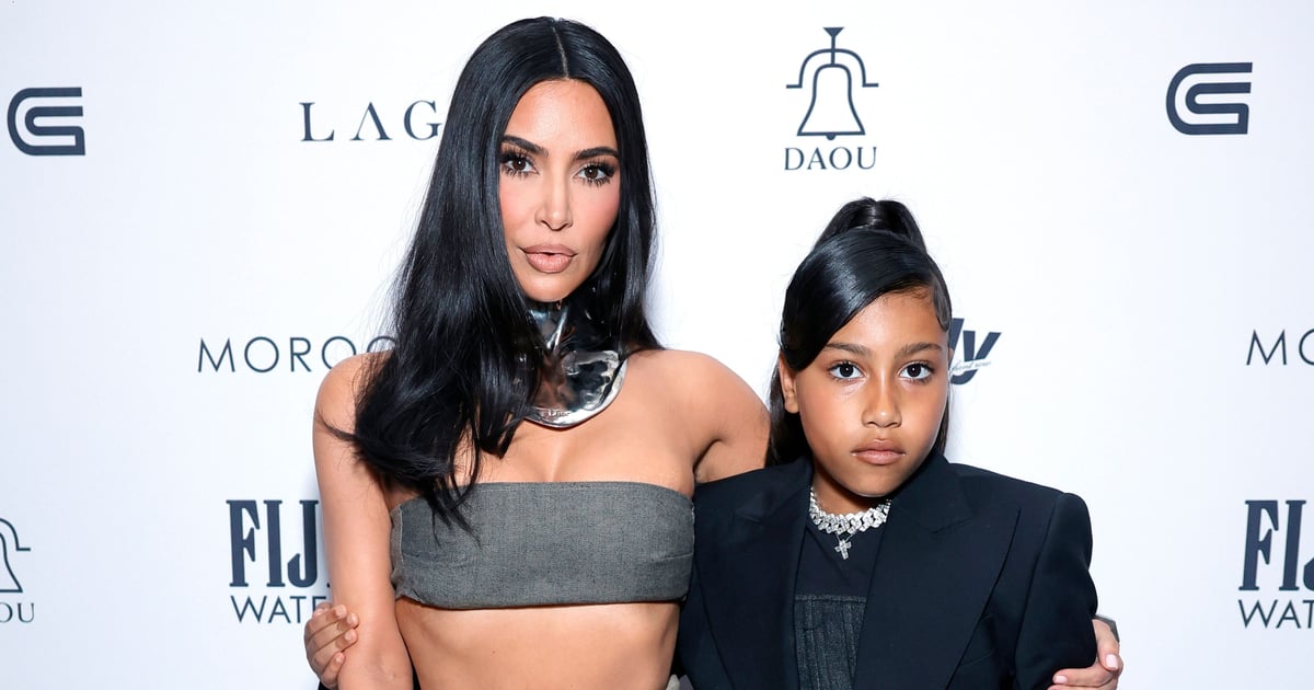 Ким Кардашьян, North West Attend Fashion Los Angeles Awards