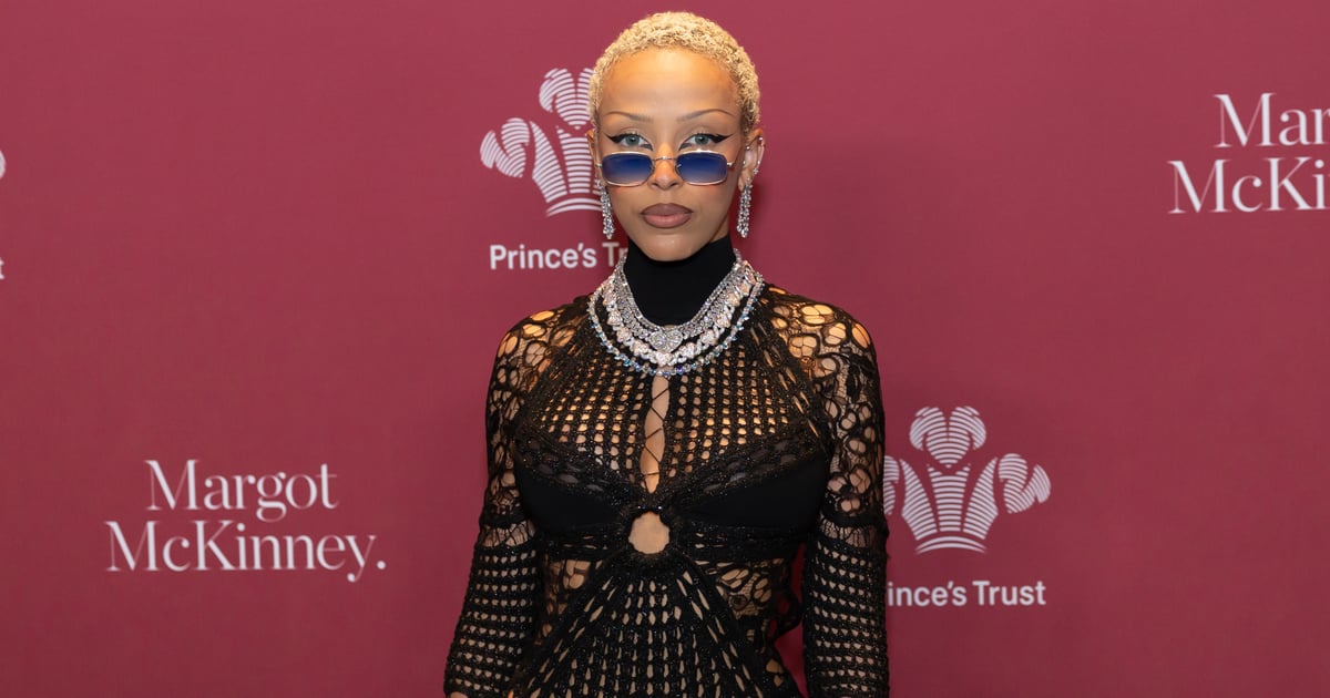 Платье Doja Cat от Roberto Cavalli на гала-вечере Prince’s Trust 2023