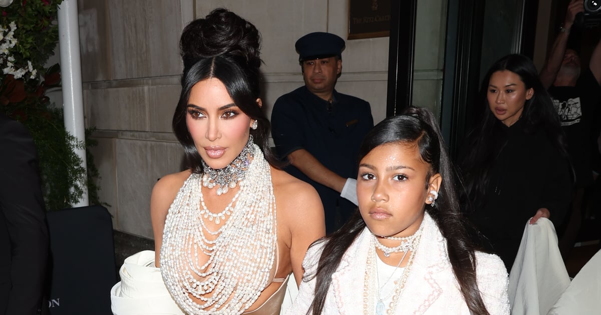 Твидовый жакет и джинсы Chanel North West на Met Gala 2023