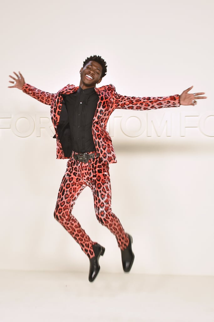 Lil Nas X на показе Tom Ford Fashion Show, февраль 2020 г.